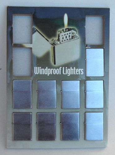 Dye Sublimation Blanks: 9 Brushed Metal Cigarette Lighters