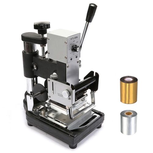 Stamping machine hot foil rubber embossing diy printing for id pvc cards popular for sale