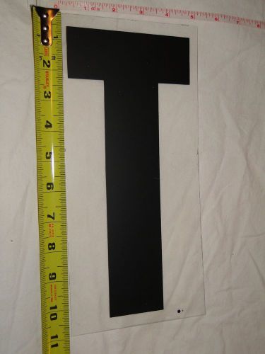 Replacement Plastic Letter for Outdoor Marquee Portable Sign Plastic 11 inch &#034;T&#034;