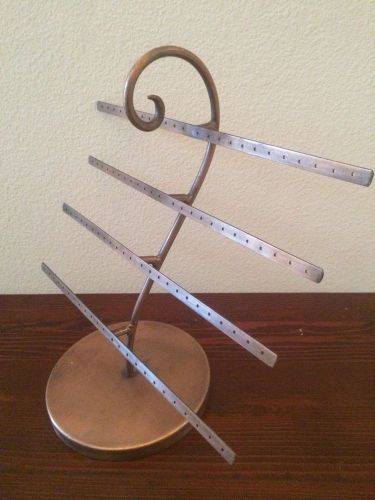 Antique Copper Earring Jewelry Making Store Front Display Stand Organizer Metal