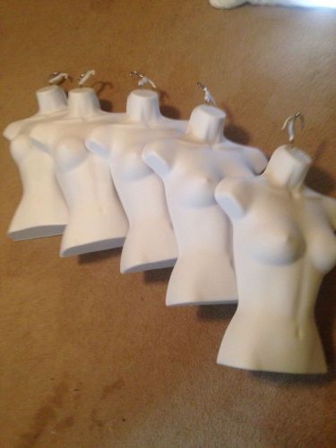 5 Half Torso Female Hangers