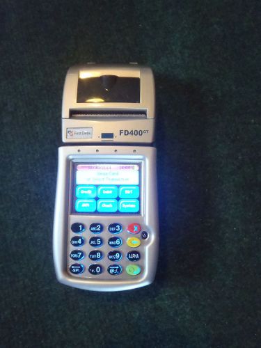 First Data  FD400 GT  Wireless Credit Card Terminal Used