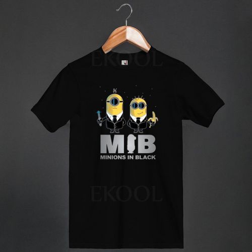 Despicable Me Minions In Black - Mens Funny Black Mens T-SHIRT Tees Size S-3XL