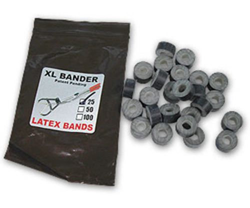 XL Bull Tri Bander Rings 25ct Castrate Cattle Sheep Goat