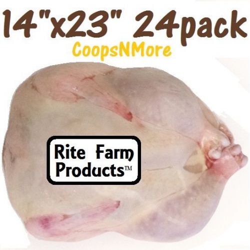 24 pk of 14&#034;x23&#034; turkey shrink bags poultry food processing saver heat freezer for sale