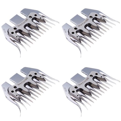 4 replacement sets goat sheep clipper shearing steel curving tooth beiyuan blade for sale