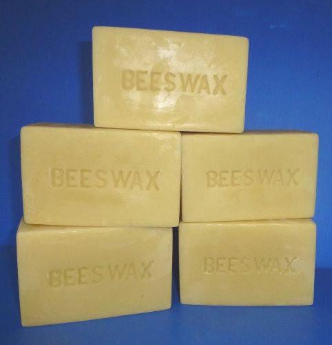 Beeswax (5) x 1 kg blocks of 100% Australian natural bees wax