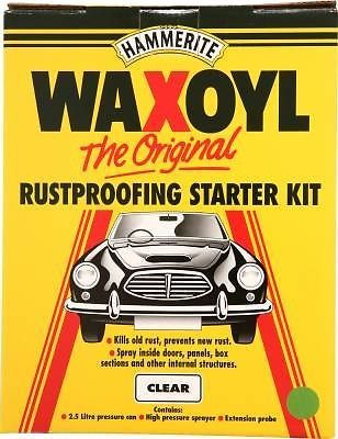 WAXOYL CLEAR STARTER KIT THE ORIGINAL AND STILL THE BEST