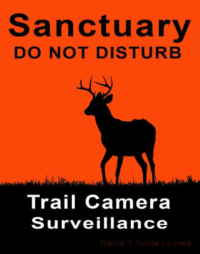 posted sign, sanctuary do not disturb (aluminum)