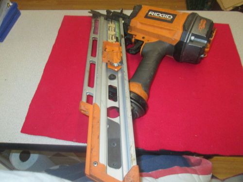Ridgid 3-1/2-Inch Clipped Head Framing Nailer R350CHE Untested As Is