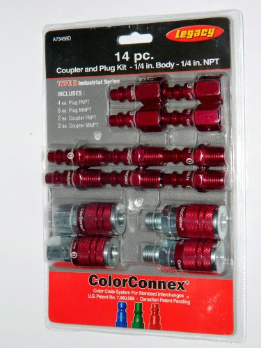 Legacy 14 pc. Coupler and Plug Kit Type D Industrial Series Color Connex