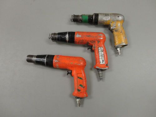 Lot of 3 Atlas Copco  APT Hammer chisel drill aircraft pneumatic tool Rivet gun