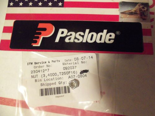 &#034;NEW&#034; Paslode  Part # 092037  Nut (3/4/T250F16) - SINGLE PC.