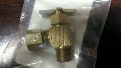 Angle valve cock shutoff 3/8 tube od x 1/4 male pipe a6860(dd) for sale