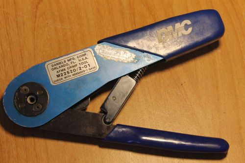 DMC M22520/2-01 AFM8 Crimping Tool with Positioner-  M22520/2-03 (K60S) #11851