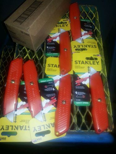 stanley retracting safety utility knife 10-189c box of 6.