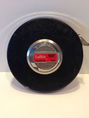 Lufkin hw226 3/8x100&#039; yellow clad steel tape measure for sale