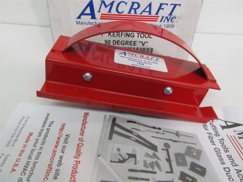 Amcraft 1100 Red, 1&#034; Kerfing, Fiberglass Duct Fabrication Tool