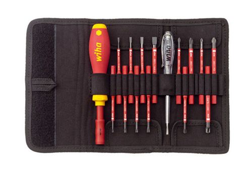 Wiha 2831t16 screwdriver set slotted/phillips/pozidriv/torx slimvario vde 1000v for sale