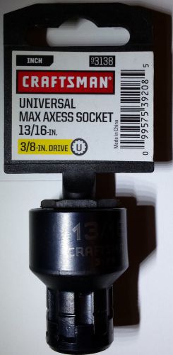 New Craftsman 3/8 in. Dr. Universal Max Axess 11/16 in Socket # 3138