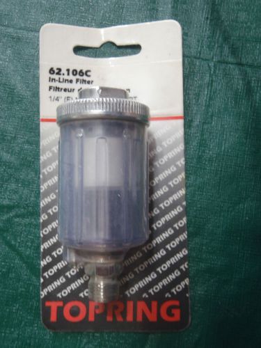 inline air filter topring ,62.106c 1/4&#039; npt both ends