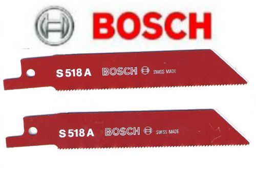 BOSCH S518A RECIPROCATING SABRE SAWBLADES - 2 PACK - FOR METALS &amp; ALLOYS