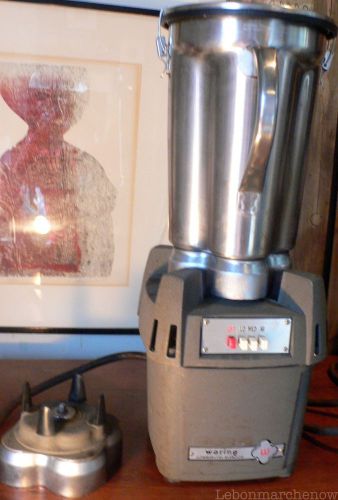 WARING CB-6 Heavy Duty COMMERCIAL BLENDER W/1galContainer + Adaptor