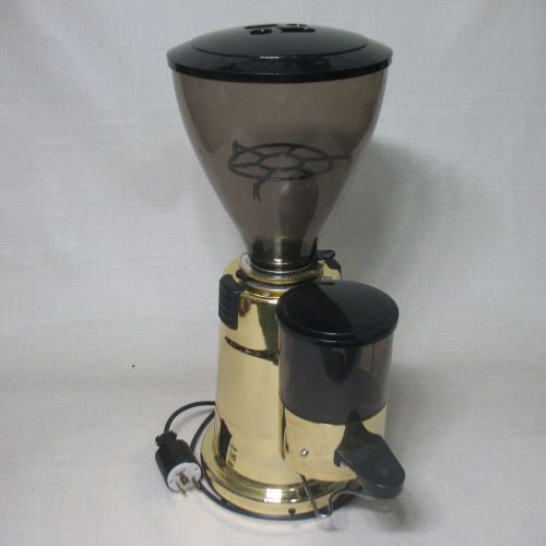 BFC MXA GRINDER COFFEE DOSER GOLD FINISH STAINLESS MACAP MADE ITALY 220V GREAT