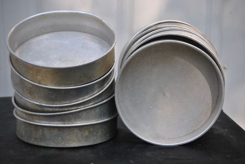 Aluminum commercial round cake  baking pan 8&#034; x 2&#034; for sale
