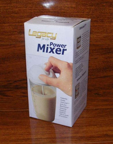 Legacy For Life Battery Operated Large 20 oz Cup Power Mixer For Immune26 Powder