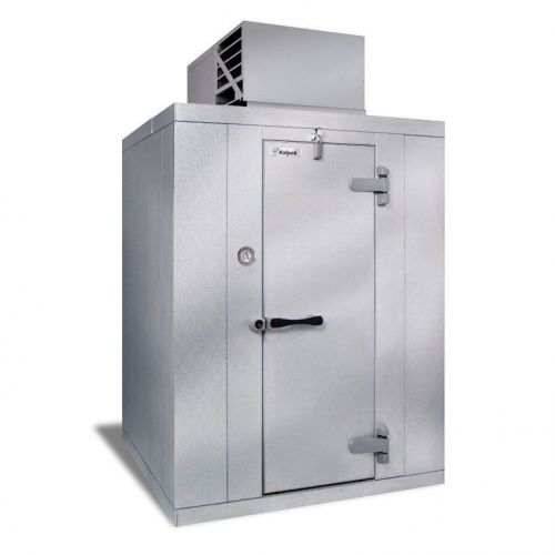 Kolpak polar-pak 6 x 6 walk-in freezer 7&#039;6&#034; h top mount w/ floor self contained for sale