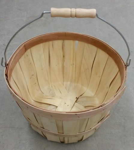 Texas basket 141 14&#034; x 9.5&#034; half bushel basket wood for sale