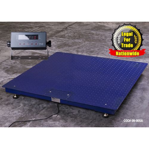 GIE Series 5000 Division NTEP Legal For Trade Floor Scale Package