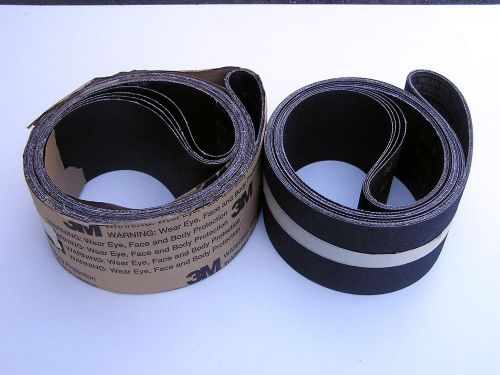 Lot of 24 3m norton sanding / polishing belts 4&#034; x 106&#034; free shipping 48 states for sale