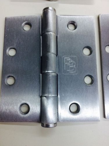 PBB WORLD CLASS BB81 4.5 X 4.5  DOOR HINGES BRUSHED LOT OF 23