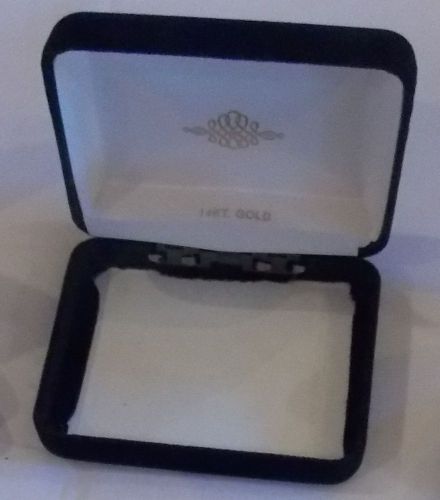 12 Velvet Empty Jewelry Cases Presentation Boxes