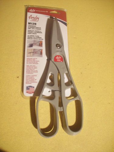 Malco m12n  12&#034; straight cut hand snips   brand new in packaging! for sale