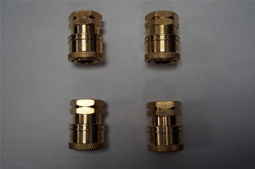 Brass 1/4 fnpt pressure washer quick connect coupler set of 4 85.300.102 for sale