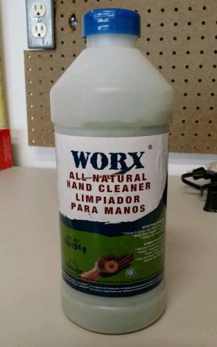 Worx all natural hand cleaner/ 1 pound! for sale
