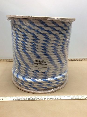 Spool of 5/8&#034; x 600&#039; split-film polypropylene bridge rope for sale