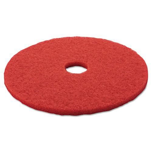 New 3m 08395 buffer floor pad 5100, 20&#034;, red, 5 pads/carton for sale