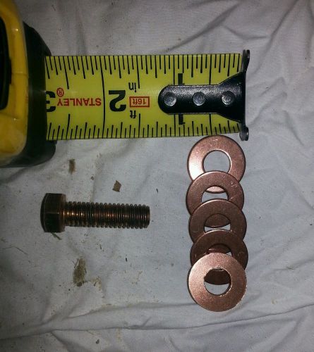 40 silicon bronze bolts and washers! for sale