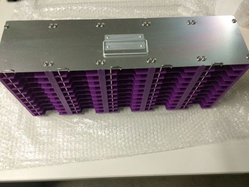 Horizontal Freezer Storage Rack For 50 Standrd place Purple Plastic10 Tall x 5de