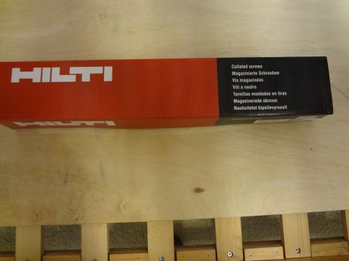 Hilti Collated Screws 6x1 1/8 PBH S M 1000 Screws for Box - 4 Boxes for $55