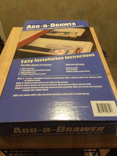 Adda Drawer Kit For Rv Or Boat Go&#039;s Under Table Ez Install