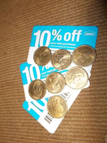 (3) Lowe&#039;s REAL 10% off coupon cards. Valid in-store &amp; online! &lt;------LOOK!