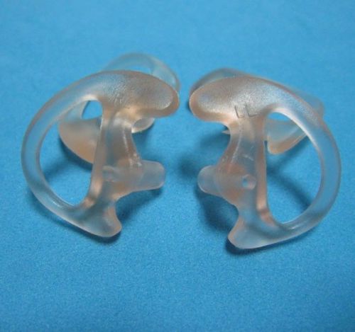 10 set L Replacement earbud for radio acoustic tube earpiece New