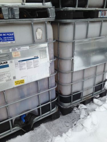 Used 250 gallon liquid storage tank palletized (good for fresh water) southyard for sale