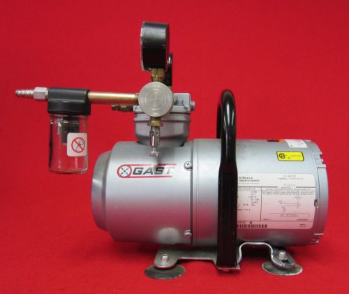 Gast M100GX Reciprocating Vacuum Air Pump GE AC Motor 1HAB-25-M100x #I4