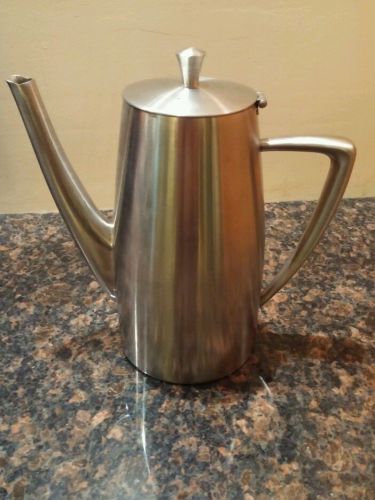 Oneida stiletto commercial stainless steel coffee pot 68 oz for sale